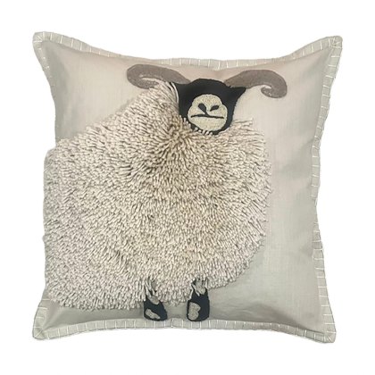 Aquarelle Home Mortimer Ram Tufted Cushion Aquarelle Home Mortimer Ram Tufted Cushion