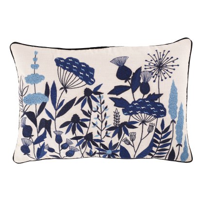 Aquarelle Home Ezra Bluebell Cushion