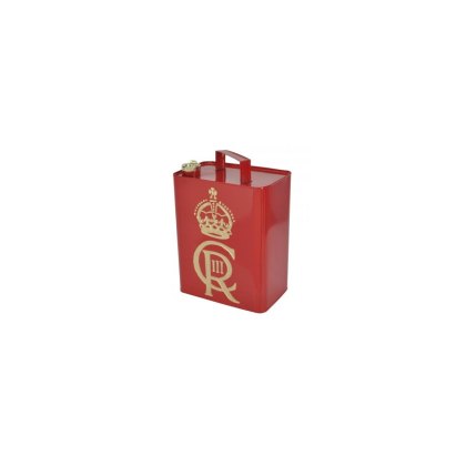 Quirky Barn Red Crown Oil Can