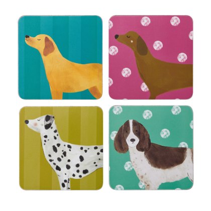 Creative Tops Dogs Set of 4 Coasters