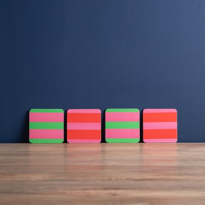 Creative Tops Stripes Set of 4 Coasters Creative Tops Stripes Set of 4 Coasters