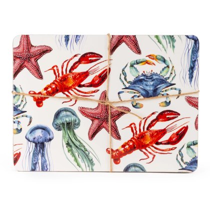 Candlelight Sea Creatures set of 4 Placemats Candlelight Sea Creatures set of 4 Placemats