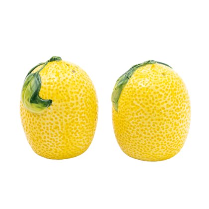 Candlelight Lemons Salt and Pepper Pots