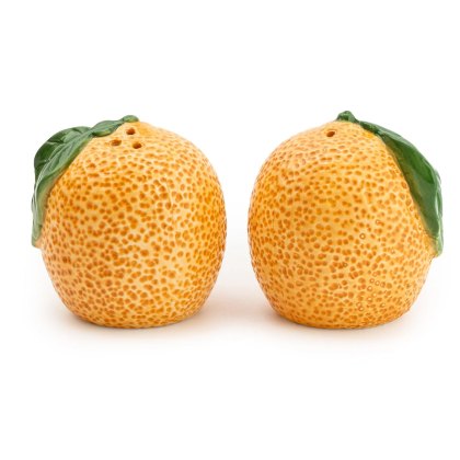 Candlelight Oranges Salt & Pepper Pots Candlelight Oranges Salt & Pepper Pots