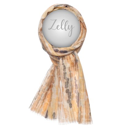 Zelly Metallic Taupe Scarf Zelly Metallic Taupe Scarf