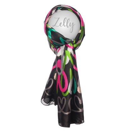 Zelly Graffiti Hearts Scarf Zelly Graffiti Hearts Scarf
