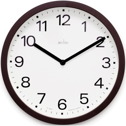 Acctim Renhold Soot 25cm Wall Clock Acctim Renhold Soot 25cm Wall Clock