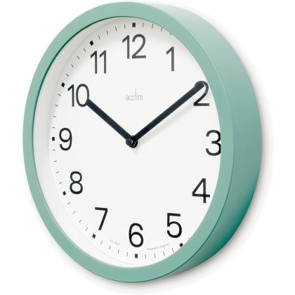 Acctim Renhold Cloverfield Green 25cm Wall Clock