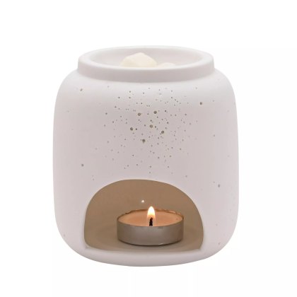 Widdop Hestia White Ceramic Pin Hole Oil Burner Holder