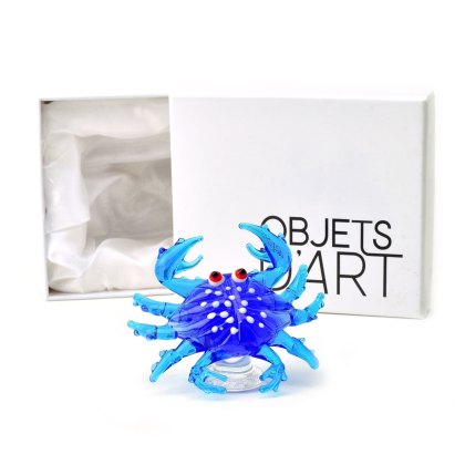 Widdop Objets D'Art Miniature Glass Crab