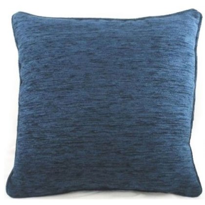 Savannah Complete 43cm (17') Complete Piped Cushion in Midnight Blue