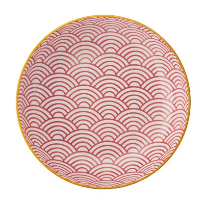 Mikasa Blue Arched Pattern Pasta Bowl
