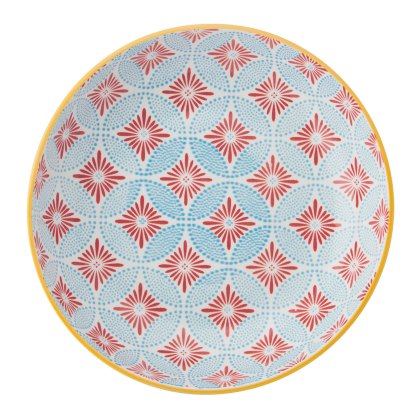 Mikasa Blue Mosaic Pasta Bowl