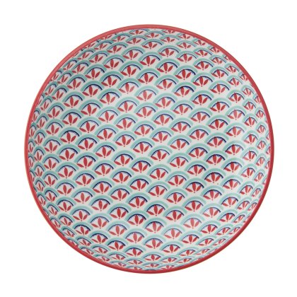 Mikasa Geometric Line Pasta Bowl