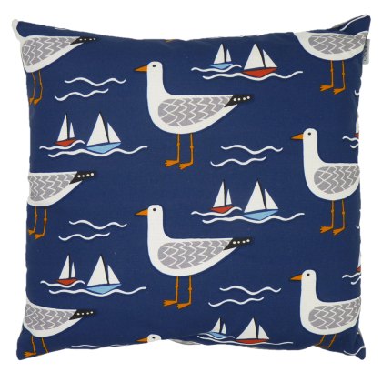 Style Seagulls Cushion Navy