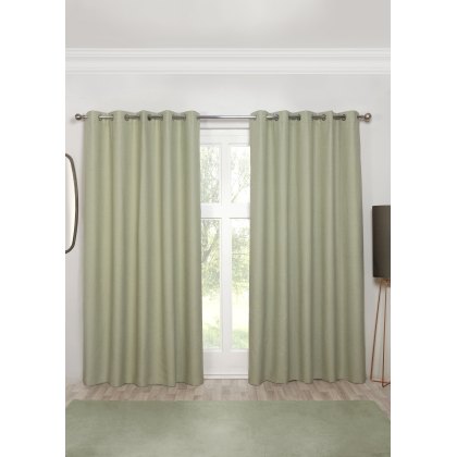 Sundour Cosmos Blackout Curtain Green Sundour Cosmos Blackout Curtain Green