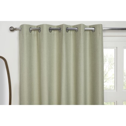 Sundour Cosmos Blackout Curtain Green