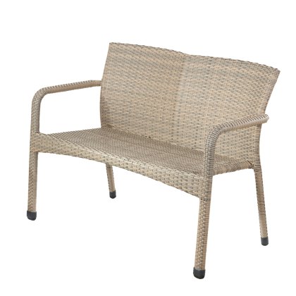 Stella 2 Seater Rattan Bench