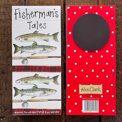 Alex Clark Fisherman Tales Magnetic Notepad