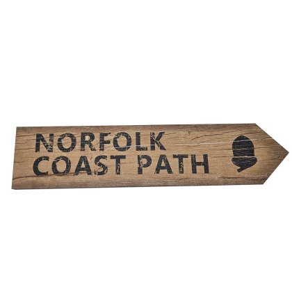 Zippy & George Norfolk Coast Path Directional Sign Zippy & George Norfolk Coast Path Directional Sign