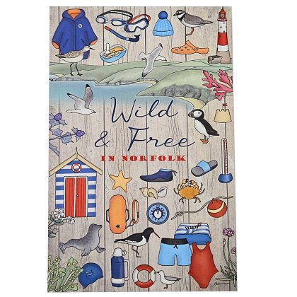 Zippy & George Wild & Free Swimming in Norfolk Plaques
