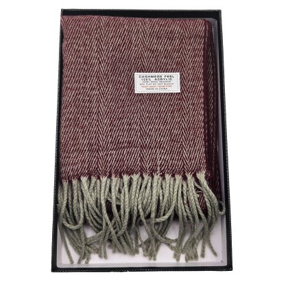 Equilibrium Men's Herringbone Scarf Boxed Assorted