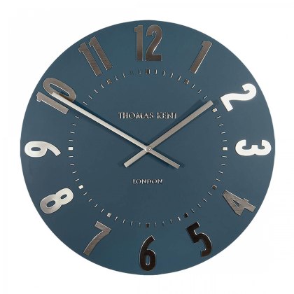 Thomas Kent 20" Mulberry Midnight Blue Wall Clock Thomas Kent 20" Mulberry Midnight Blue Wall Clock