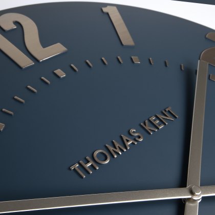 Thomas Kent 20" Mulberry Midnight Blue Wall Clock