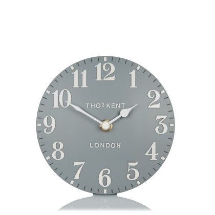 Thomas Kent 6" Arabic Flax Blue Mantel Clock Thomas Kent 6" Arabic Flax Blue Mantel Clock