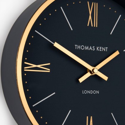 Thomas Kent 10" Hampton Navy Wall Clock