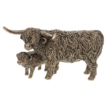 Joe Davies Bronze Highland Cow & Wee Calf Joe Davies Bronze Highland Cow & Wee Calf