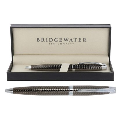 Bridgewater Pens Lancaster Gunmetal & Chrome Ball Pen