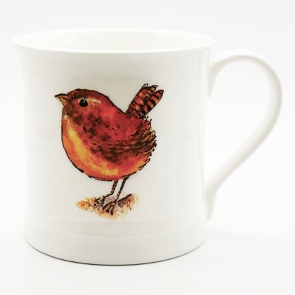 Just Mugs Bird Motifs Wren Devon Mug Just Mugs Bird Motifs Wren Devon Mug