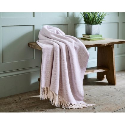 The Lyndon Company Brimham Throw Lavender