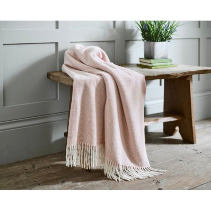 The Lyndon Company Brimham Throw Blush