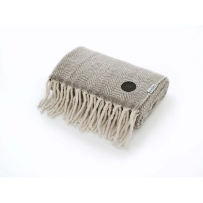 The Lyndon Company Moorland Wool Throw Natural The Lyndon Company Moorland Wool Throw Natural