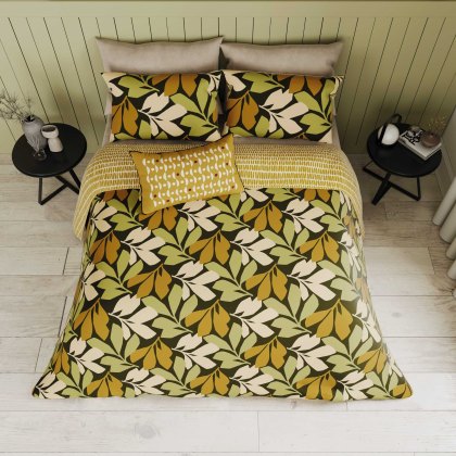 Helena Springfield Otto Duvet Cover Set Chartreuse