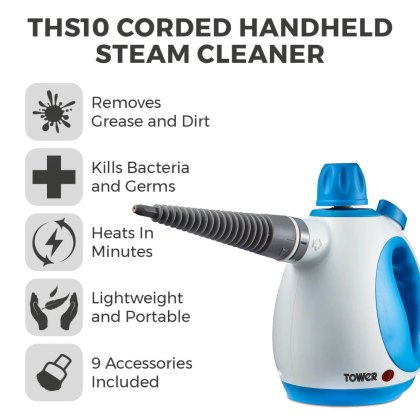 Tower Handheld Steam Cleaner