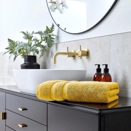 Christy Signum Mustard Towels