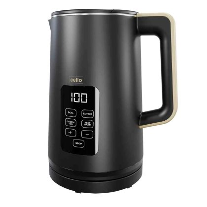 Cello Black Digital Kettle with Touch Panel