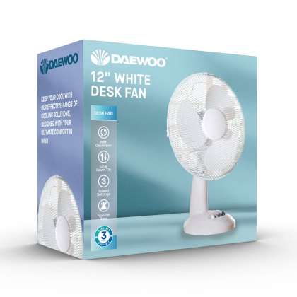 Daewoo 12" Table Fan