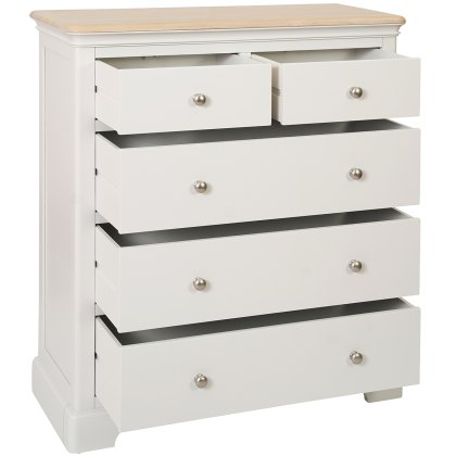 Broadway 2 Over 3 Chest in Grey Mist