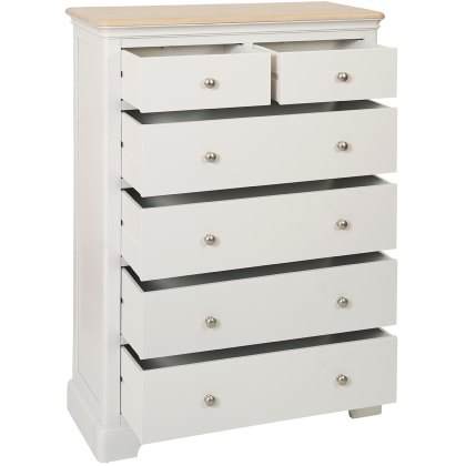 Broadway 2 Over 4 Chest in Grey Mist