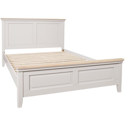 Broadway High Foot End Bed Frame in Grey Mist Broadway High Foot End Bed Frame in Grey Mist