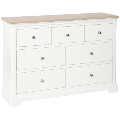 Broadway 3 Over 4 Chest in White Broadway 3 Over 4 Chest in White
