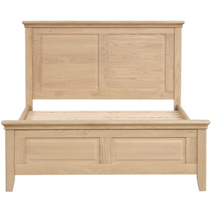 Broadway High Foot End Bed Frame in Oak