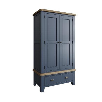 Heritage Editions Blue 2 Door Wardrobe