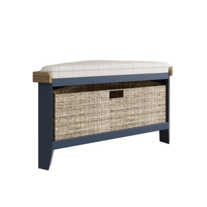 Heritage Editions Blue Corner Hall Bench
