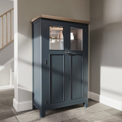 Heritage Editions Blue Drinks Cabinet Heritage Editions Blue Drinks Cabinet