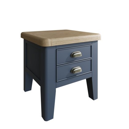 Heritage Editions Blue Lamp Table Heritage Editions Blue Lamp Table